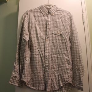 J.Crew gray and white size M 100% cotton Tailored